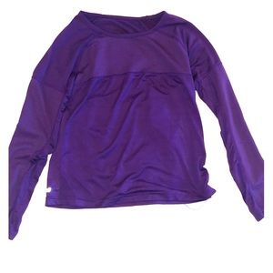 Purple athletic long sleeve